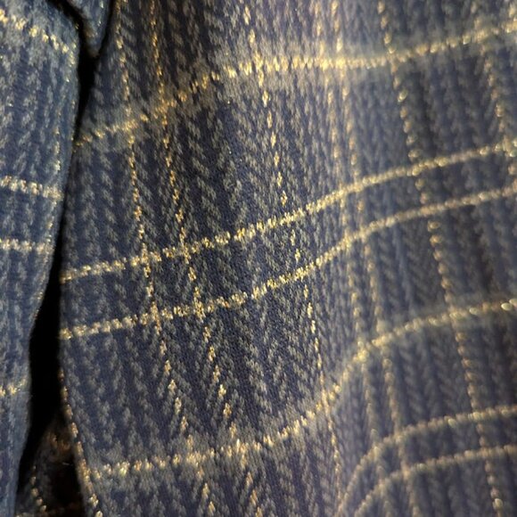 Modcloth Navy Plaid Blazer - Picture 6 of 8